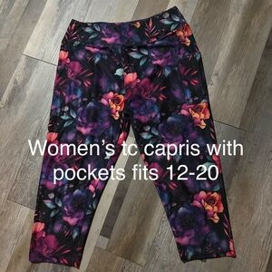 New women’s tc capris with pockets